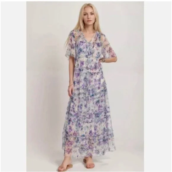 josie maxi dress Josie Maxi Dress Green Floral – Augustine